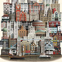 City Posters by Martin Schwartz