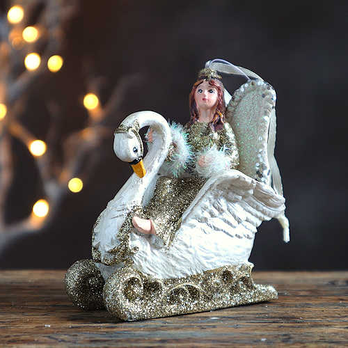 Swan Princess Christmas Decoration